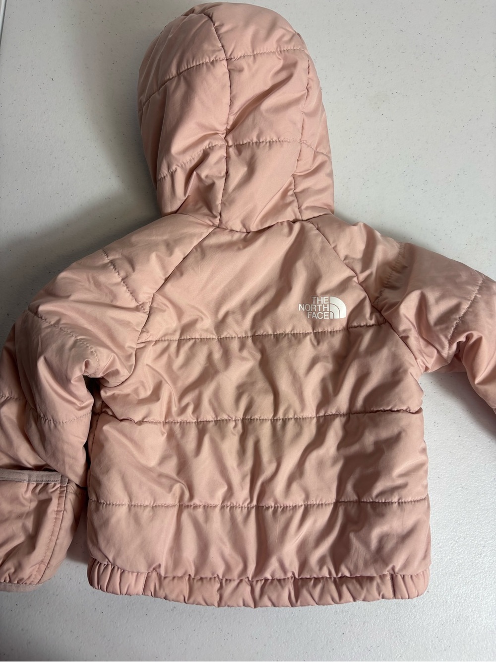 The North Face Reversible Perrito Hooded Jacket Size 6-12 Months